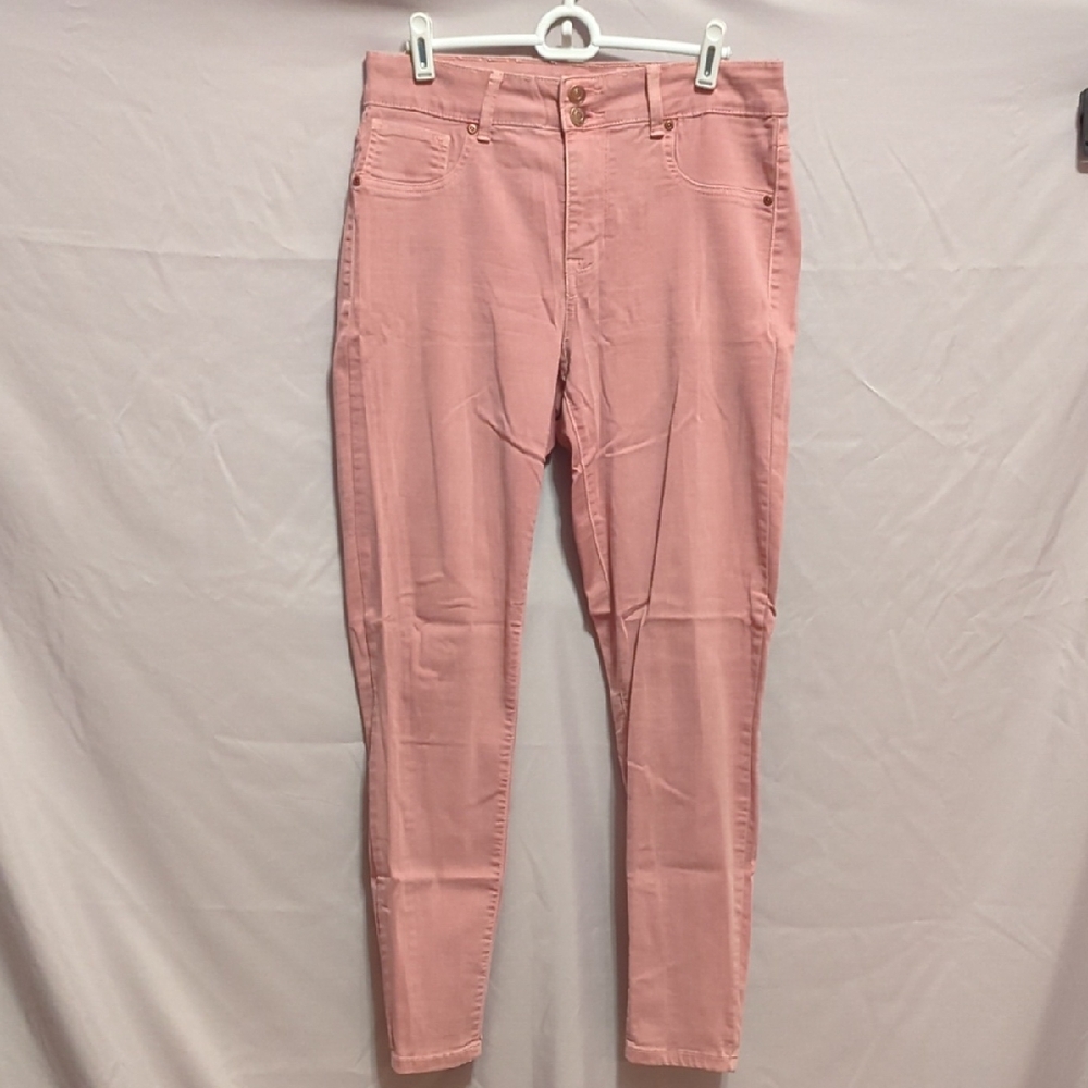 Maurices High-Rise Blush Pink Skinny Jeans